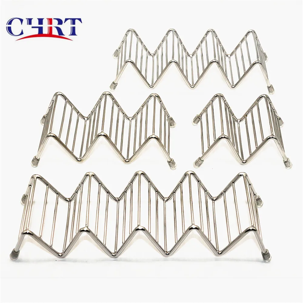 Хит продаж детский металлический держатель для пищевых продуктов CHRT гриля духовки можно мыть в посудомоечной машине набор Тако из нержавеющей стали
