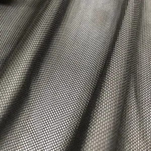 Wingtex 91% Nylon 9% Spandex 90gsm Elastic Mesh Fabric Power Net Polyamide Spandex Fabric for Dancewear