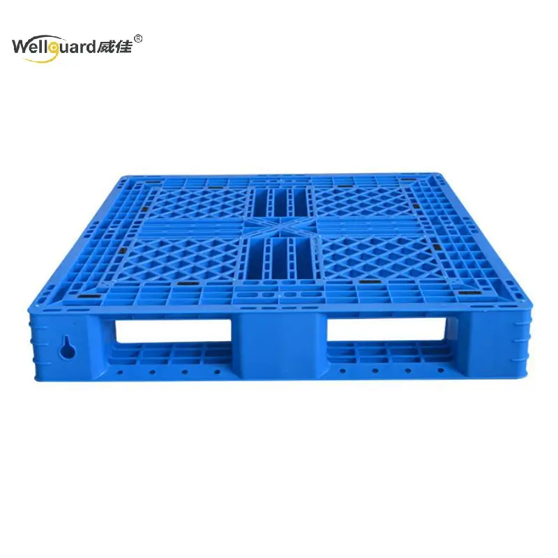 Односторонний складской пластиковый поддон, сверхпрочный поддон