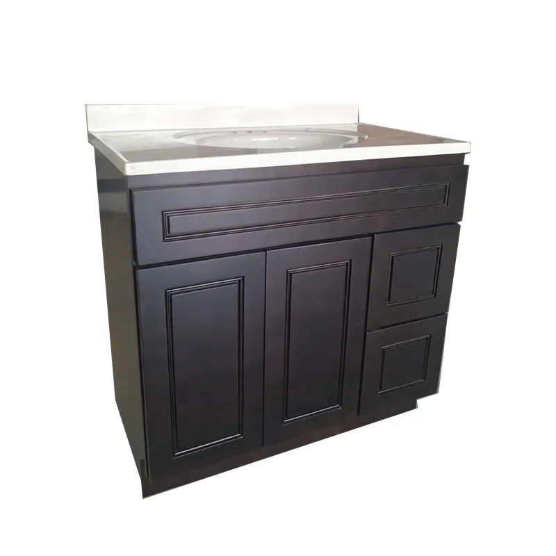 
RTA customized solid wood vanity cabinet and bathroom cabinet 