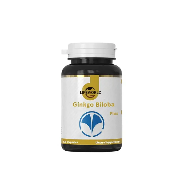 OEM Organic Pure Natural Plant Extracts 1000mg Ginkgo Biloba Extract Herbal Supplement Ginko Biloba Capsules
