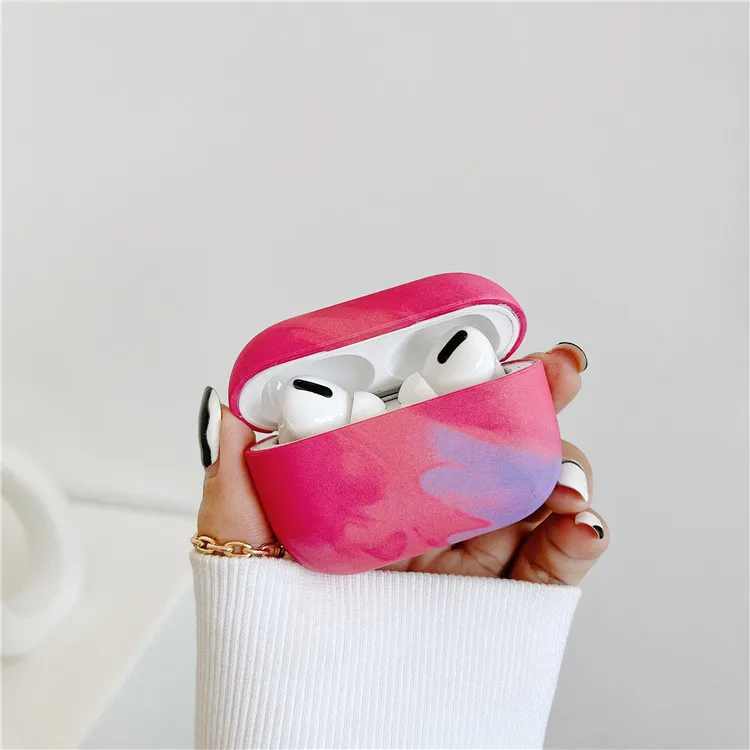 Модные аксессуары для наушников Airpod Pro Чехол ПК мраморный сублимационный чехол Airpods дизайнерский