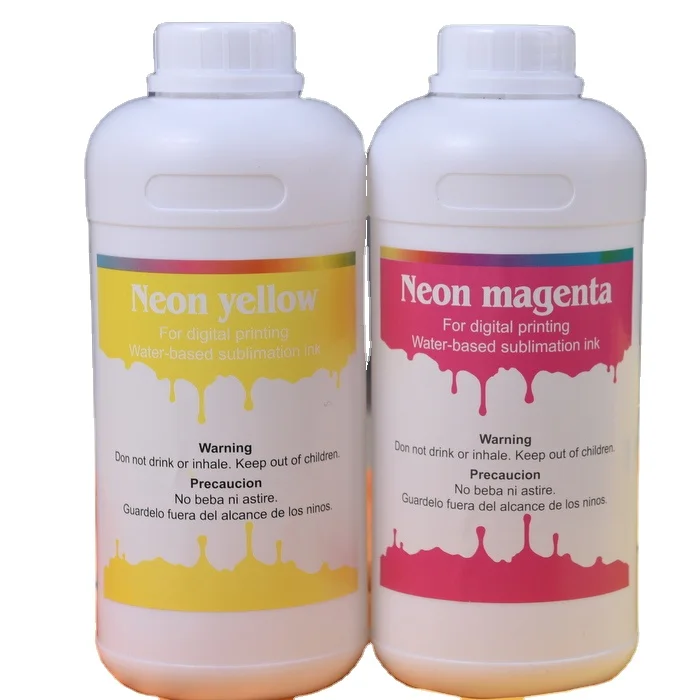 Neon fluorescent sublimation ink NY NM for digital DX5 DX7 5113 4720 printer