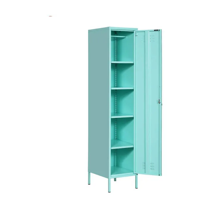 Luoyang Factory KD structure Home Furniture Metal Storage Bedroom Almira Steel Clothes Storage Cabinets Closet House Room Locker