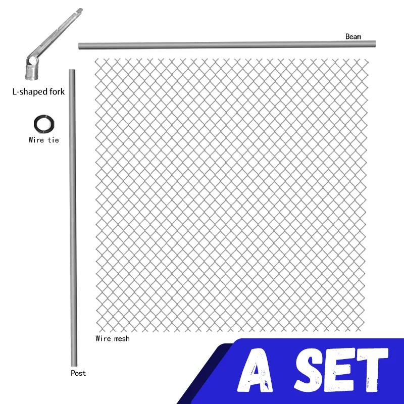 SRX 8ft Gauge Galvanized Diamond Fence 8 Foot 6 Foot PVC Black Coated Chain Link Cyclone Wire Mesh Metal Frame for Farm Fencing