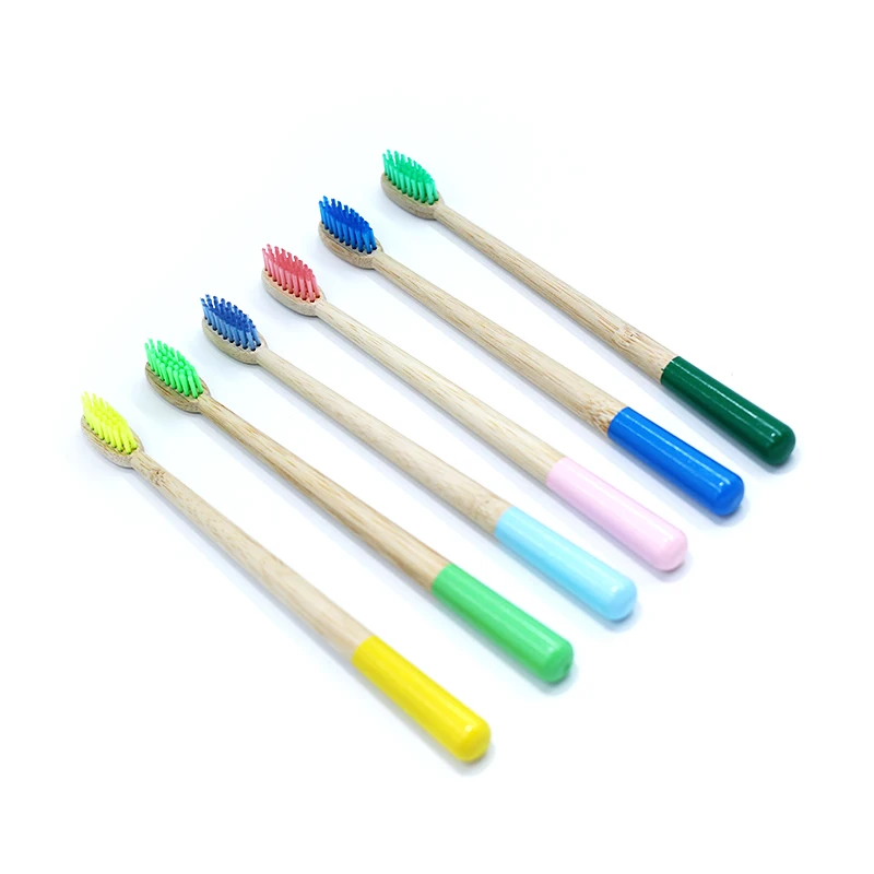 wholesale professional hotel dental set biodegradable adult bamboo toothbrush for travel