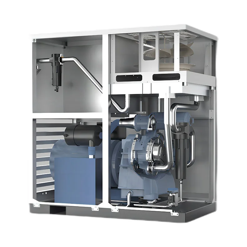 ZT18 8160005903 7.5 bar P series Atlas Oil-Free Rotary Tooth Air Compressors with Advanced Technology