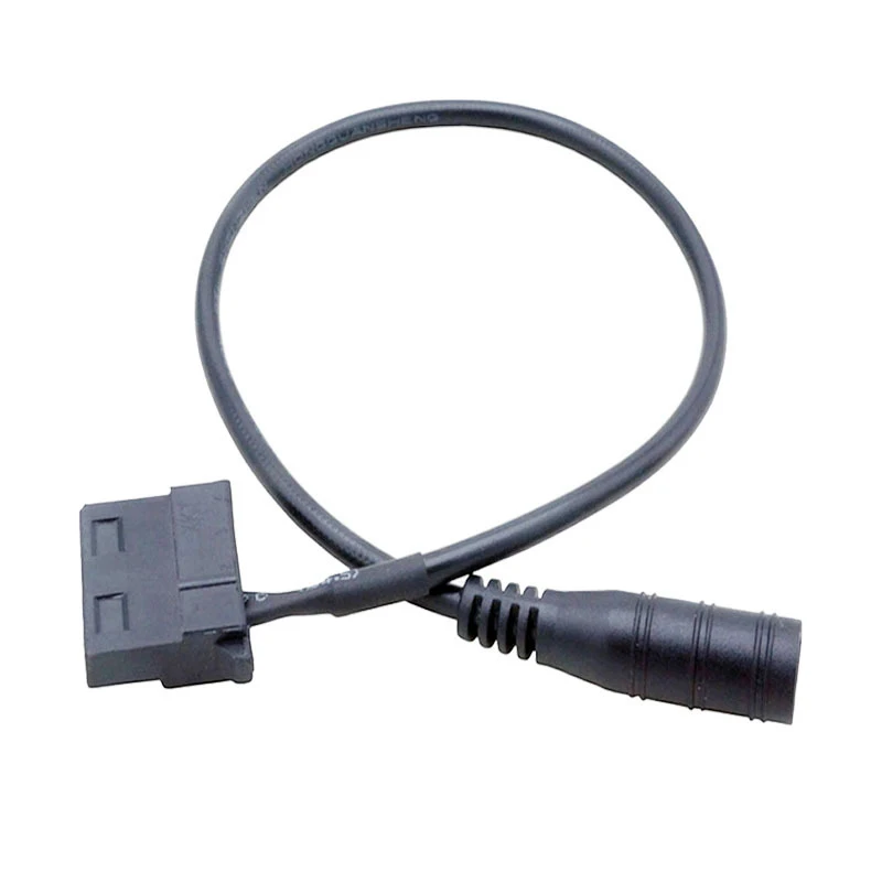 Wholesales Custom 0.3/0.5mm Durable DC 5521 Female Jack To 3pin 4pin Male Power Adapter Cable For Computer PC Fan