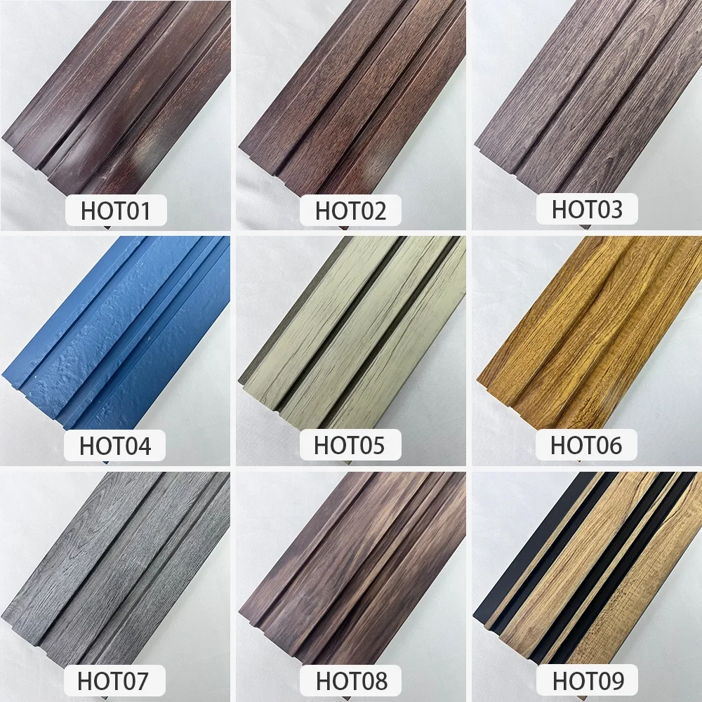 Easy Install Hot Sale Polystyrene Wall Panel Waterproof Decoration Ps Interior 3d Wood Color Wall Panel