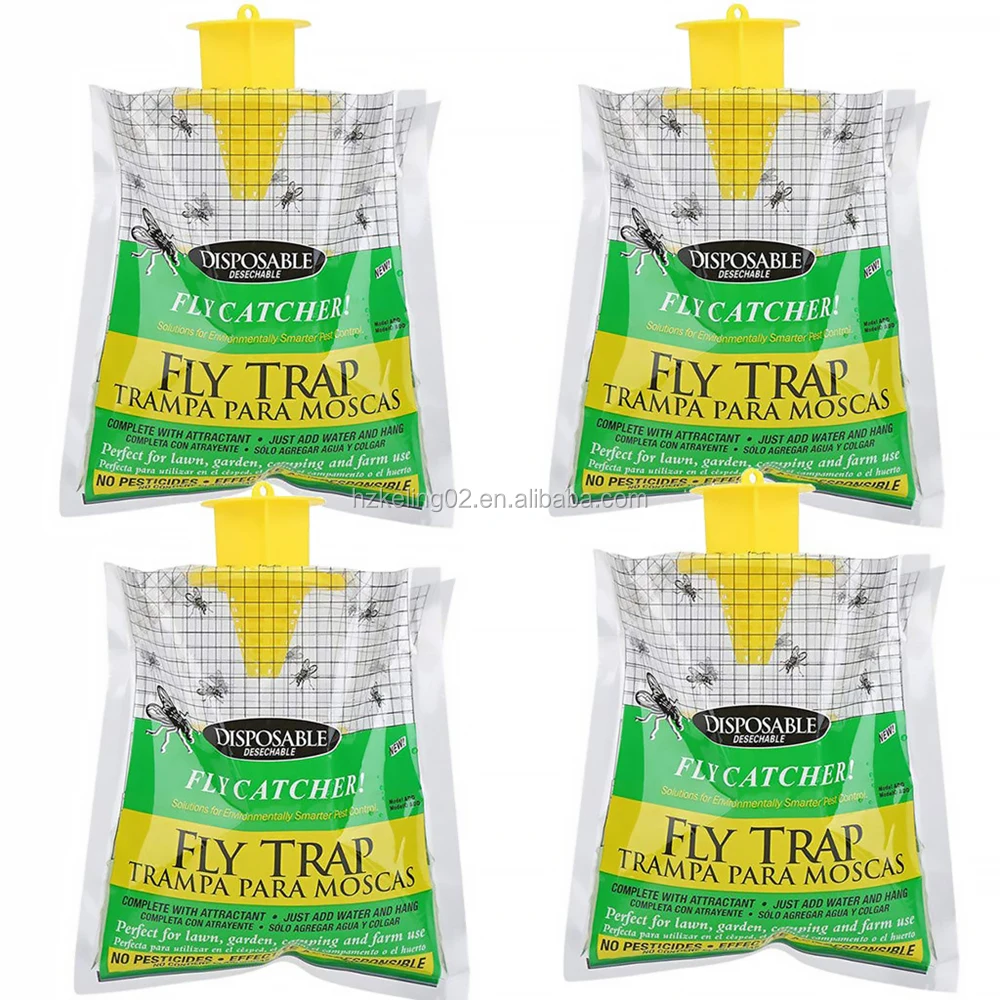 outdoor Effective Fly fruit Trap Non chemical fly trap bag (1600379350395)