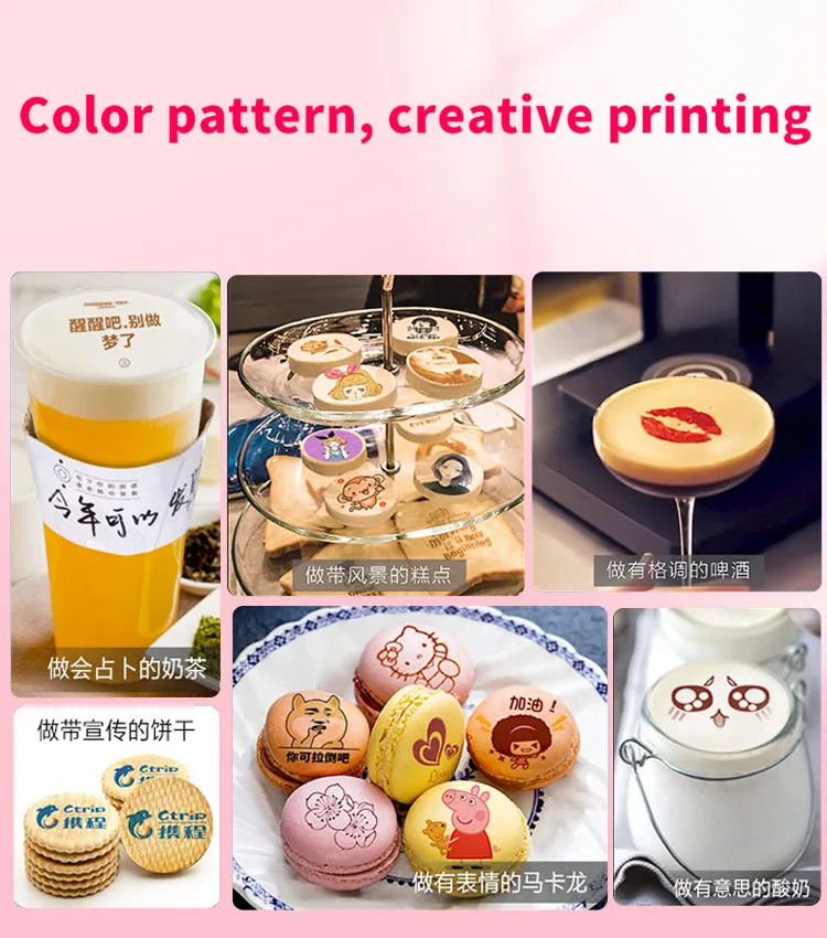 Handheld Printer Smart Inkjet Portable Small Mini Label Tattoo Large Size Printing Ink Cartridge For Both inkjet printers