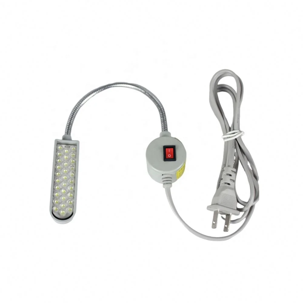 Industrial 20 Leds Gooseneck Arm Work Lamp Magnetic Mounting Base Lathes Workbench Led Sewing Machine Light