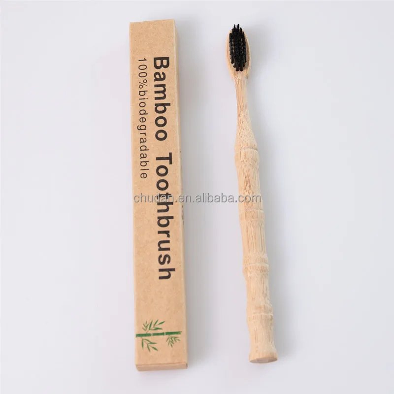 Natural Eco Friendly Bamboo Toothbrush Wholesale 100% Biodegradable Natural Bamboo Wood Handle Hotel Bamboo Tooth brush
