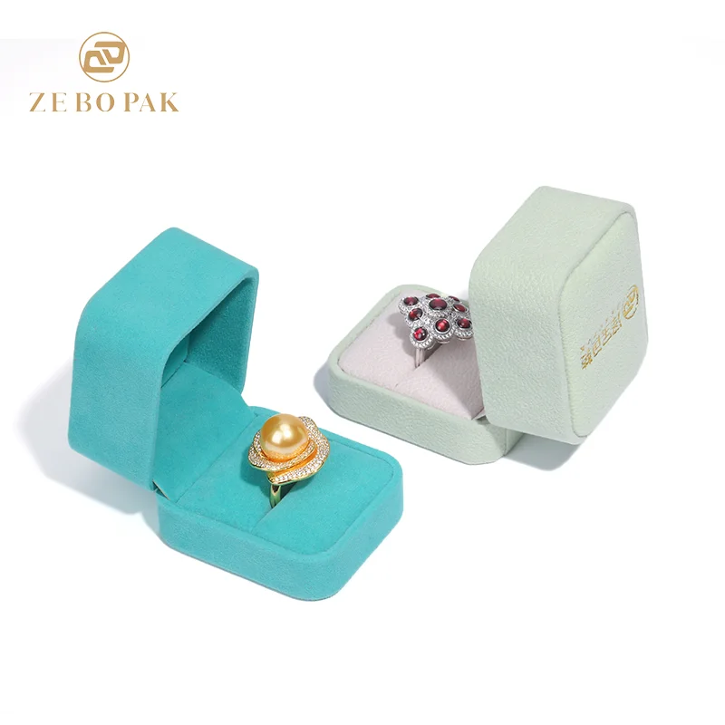 pink velvet jewelry box packaging wholesale  necklace Earrings Bracelet  wedding ring box  jewelry boxes with logo luxury
