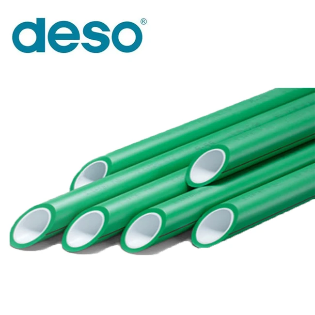 DESO ODM OEM 25mm PPR Factory Plastic Water Pipes round Welding Plumbing Tube