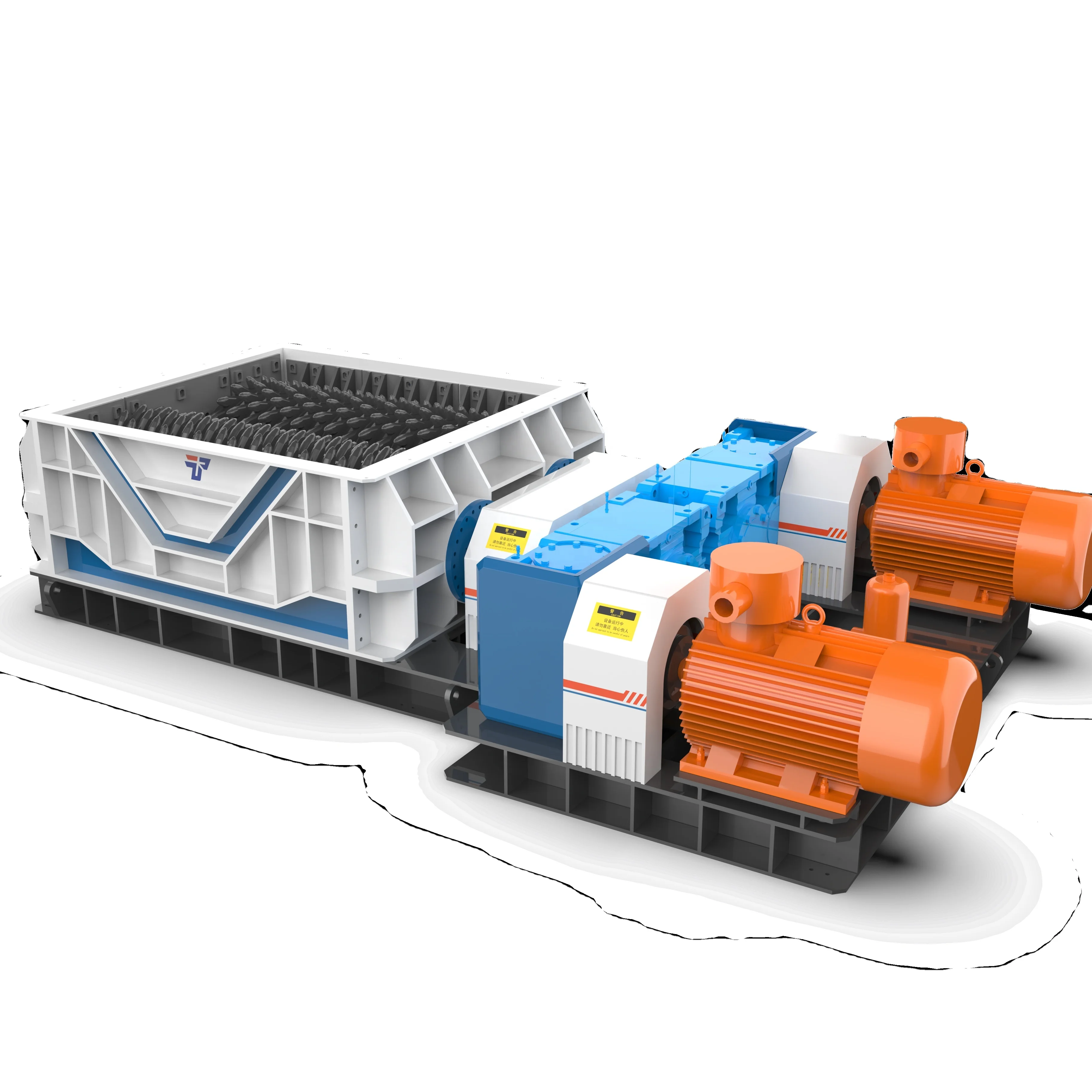 Double roll crusher for medium hard rock sticky and soft material coal, limestone, clay roll sizer