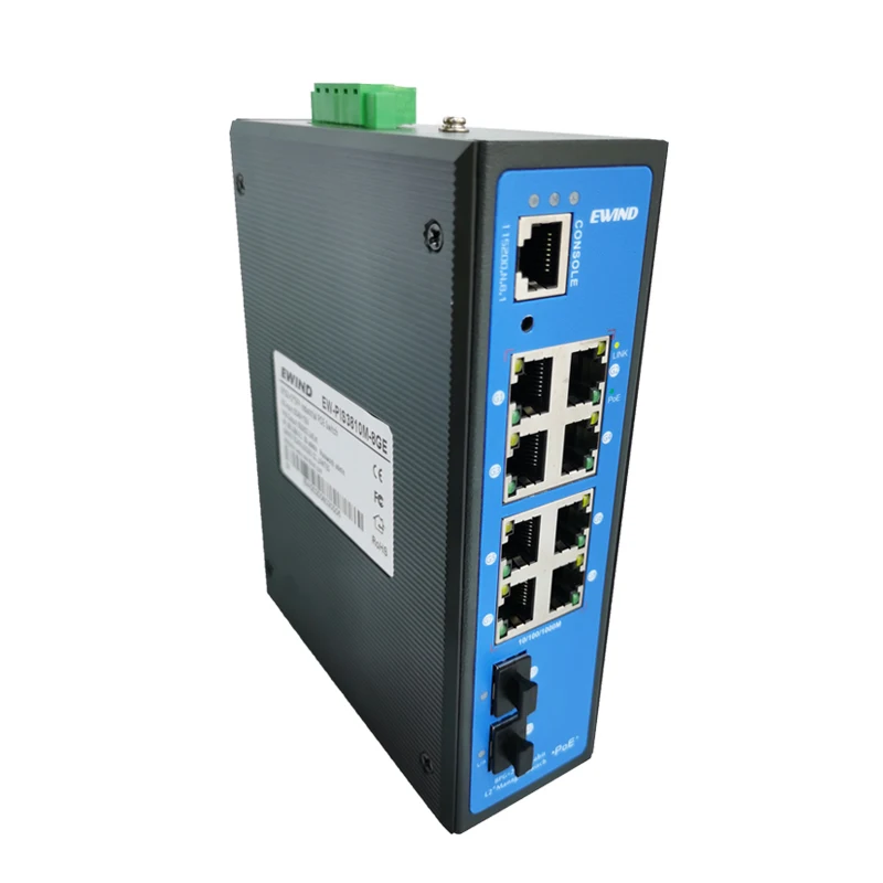 industrial 8 Port 1000 Base Reverse Power Supply RPOE POE Switch