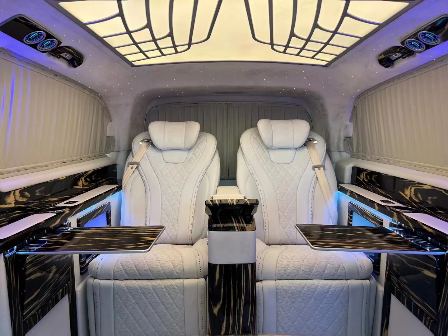 Old style side wall folding electric table for W447 vito v-class sprinter