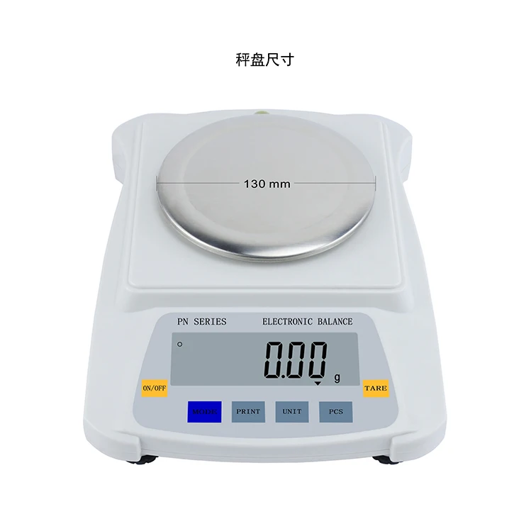 China Factory Wholesale 500g Electronic Balance with Calibration Weight LCD Display 1000g 10mg Medicine Laboratory Balances