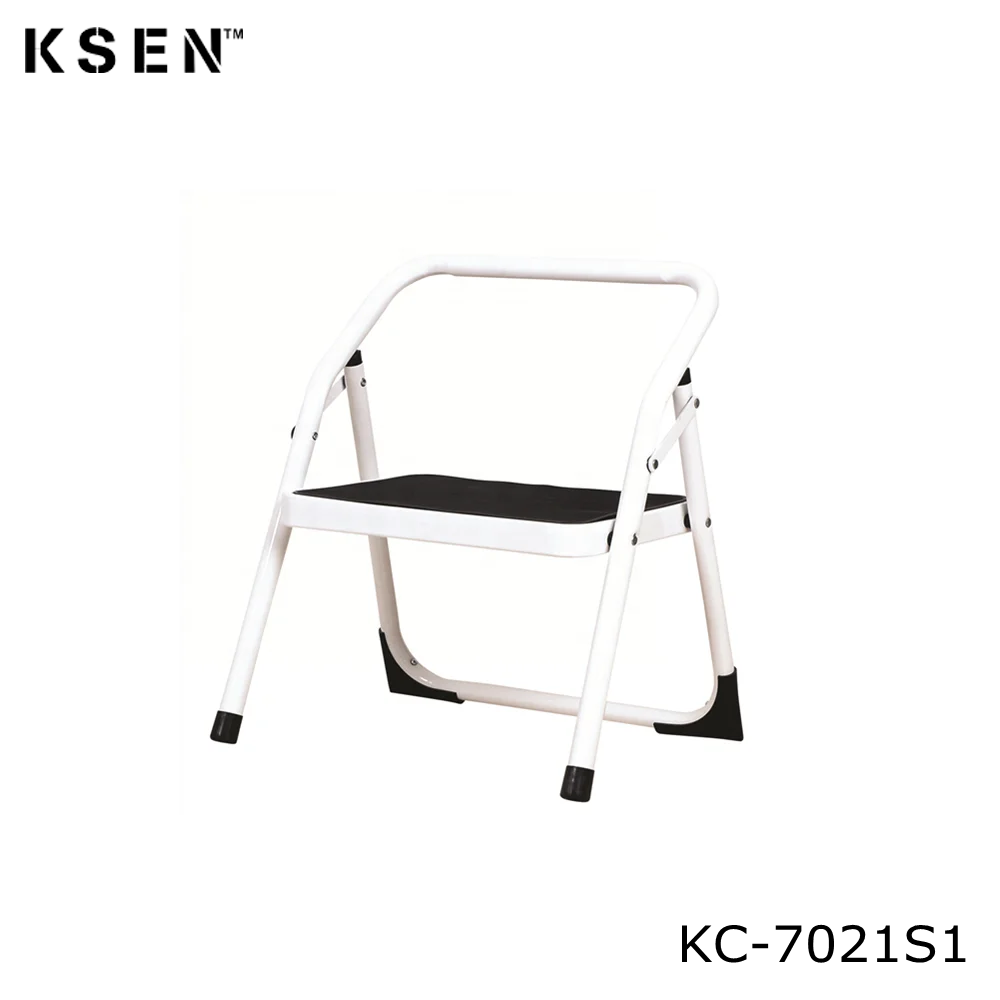 Multi-Use 1-Step Ladder Folding Step Stool with Anti Slip Sturdy and Wide Pedal Stepladder for Home And Kitchen Space Saving