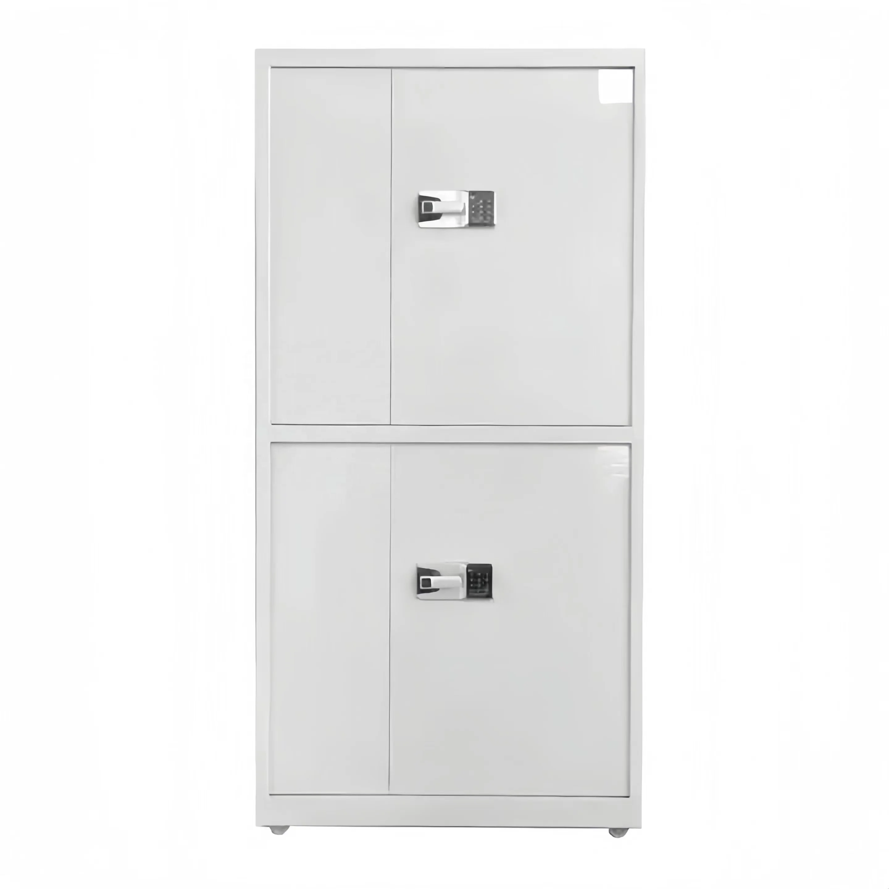 Commercial Steel Dual-Section Handle Fingerprint Lock File Cabinet Unparalleled Insurance Effect Safe Deposit Box Stock Goods
