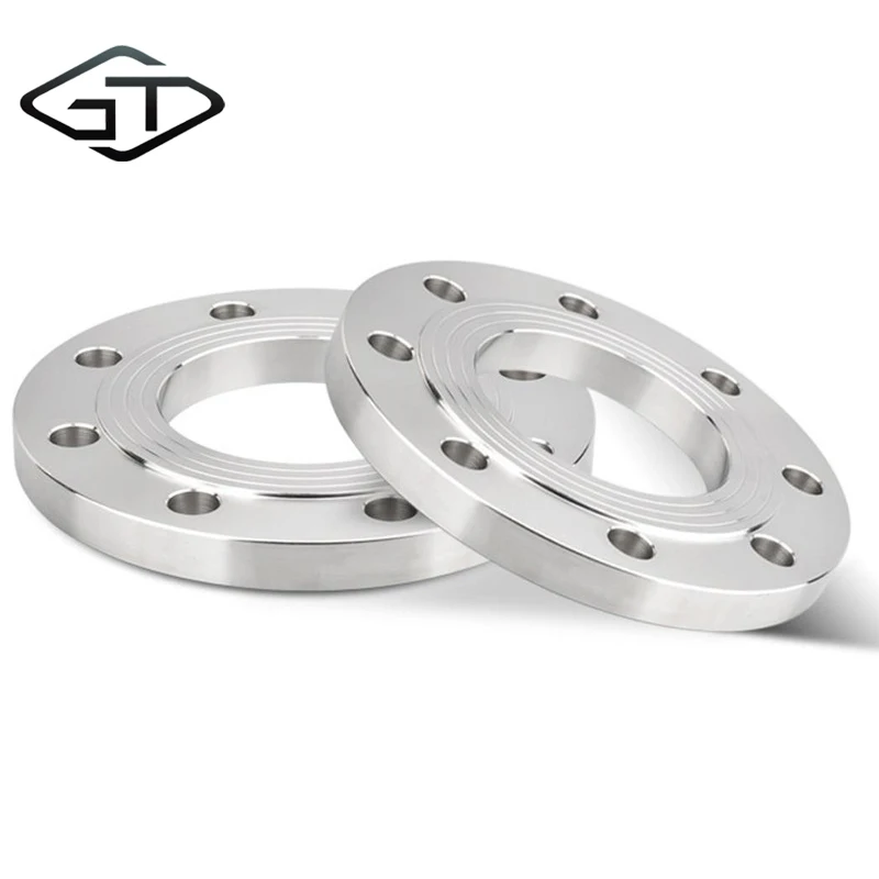 2 3 4 6 8 дюймов нержавеющая сталь 304 316 2205 pn10 pn16 din 2573 литье кованая круглая Базовая пластина полностью плоский фланец для трубопровода