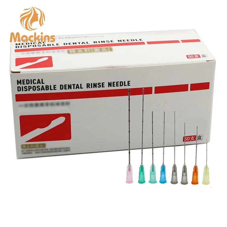 Mackins 22g 50mm 23G 50mm micro cannula flexible  blunt point needle