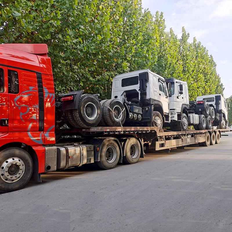 China Factory Sinotruk HOWO 6X4 Diesel Fuel Heavy Truck Good Condition Tractor Truck Manual Automatic Transmission Left Steering