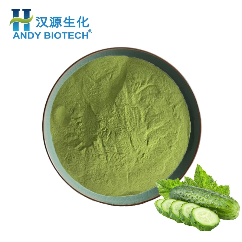 Food Grade Water Soluble Instant  Cucumber Juice Powder Cucumber Extract Powder