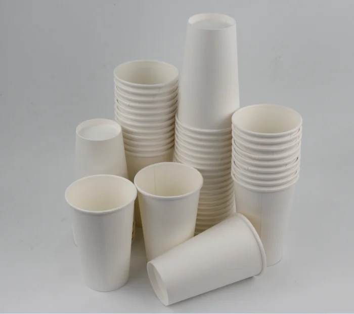 China Factory Wholesale Popular Style 13oz Single Wall White Paper Cup