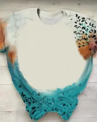 TJS Wholesale 42 Options Polyester T Shirt Sublimation Tie Dye T Shirts For Sublimation Print Pattern