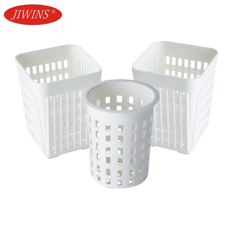 JIWINS Quality Assurance White commercial cutlery basket Wash basket bottom square cutlery basket