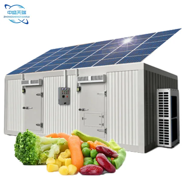 300 ton Solar Energy Cold Storage Powered Air Condition Blast Freezer Machine System