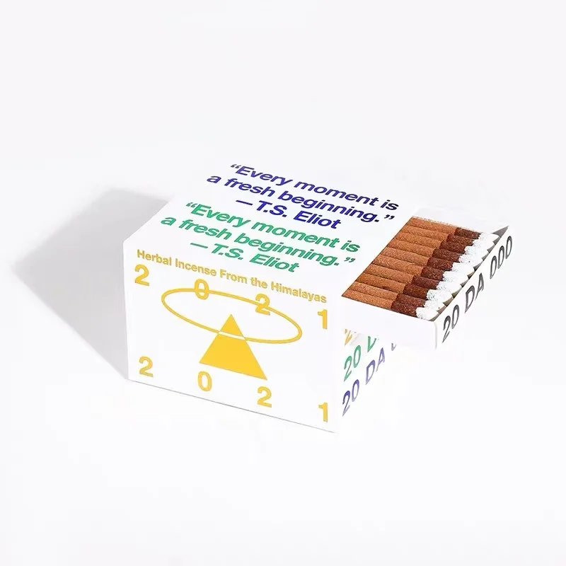 2021 New Aromatherapy Set Free of Fragrance Pure Plant Himalayan Match Aroma Diffuser Set 60pcs Free Incense Plate