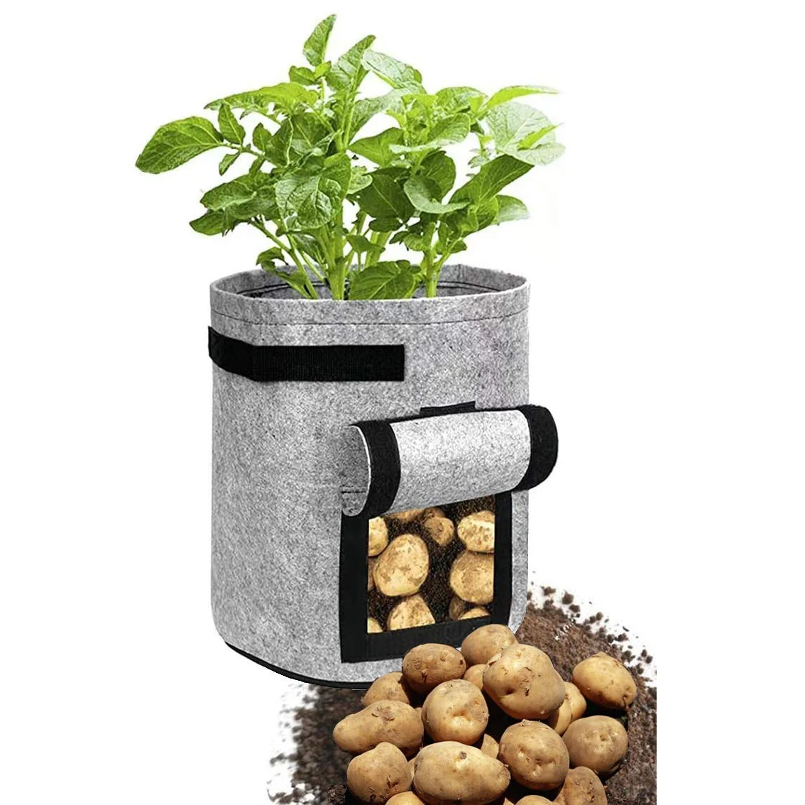 Gallon Felt plant barrel Thickened Garden Non Woven Fibre Plant Pot