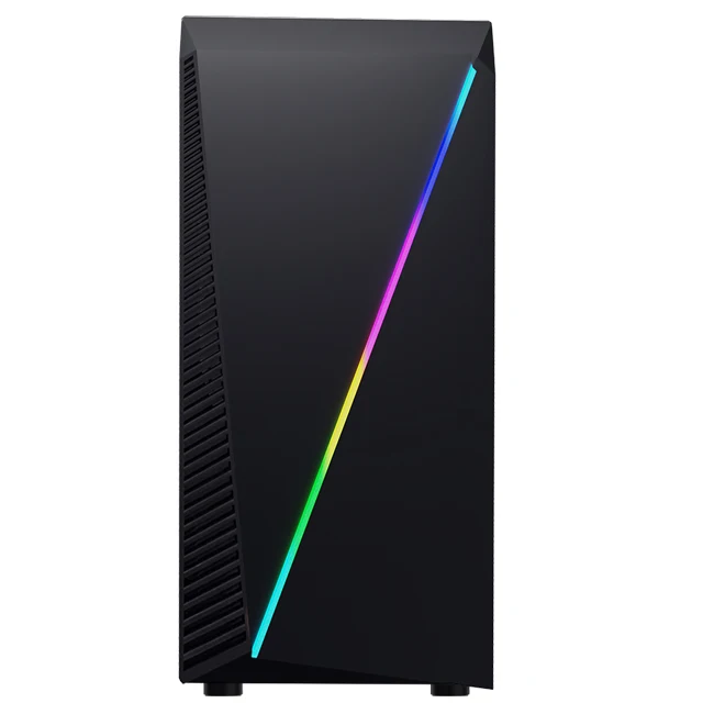 Корпус для игрового компьютера ATX, корпус для компьютера и корпус из закаленного стекла с боковым отверстием