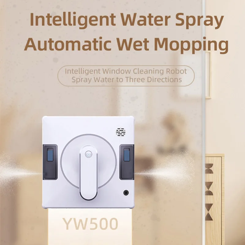 Best Sellers 2024 Smart Window Cleaner with Dual Water Spray Robot Window Cleaner Window Washer Machine