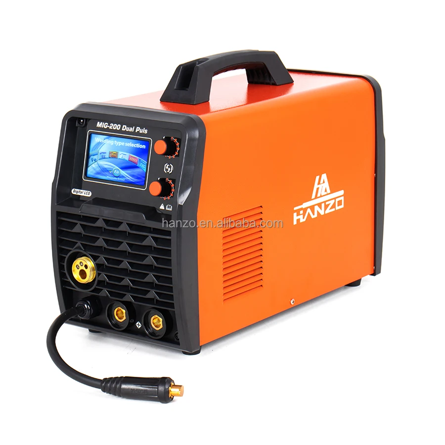 Mag Tig Mma Flux Double Pulse Mig Welder 200 Amp 5 In 1 Soldadura  Aluminum Mig Welding Machine
