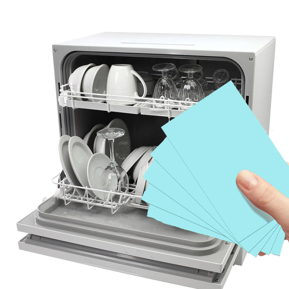 Factory Price Customize Dishes Kitchen cleaning eco friendly Dishwasher Detergent Sheet Dish Washing Tablets Sheets