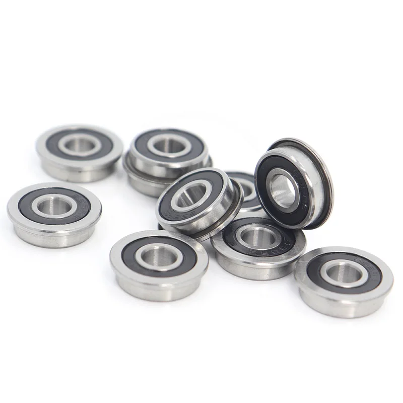 F695 2RS 5*13*4 мм ABEC-7 Фланцевый Подшипник Миниатюрный RS-упорные шариковые подшипники F695RS для 3D принтер