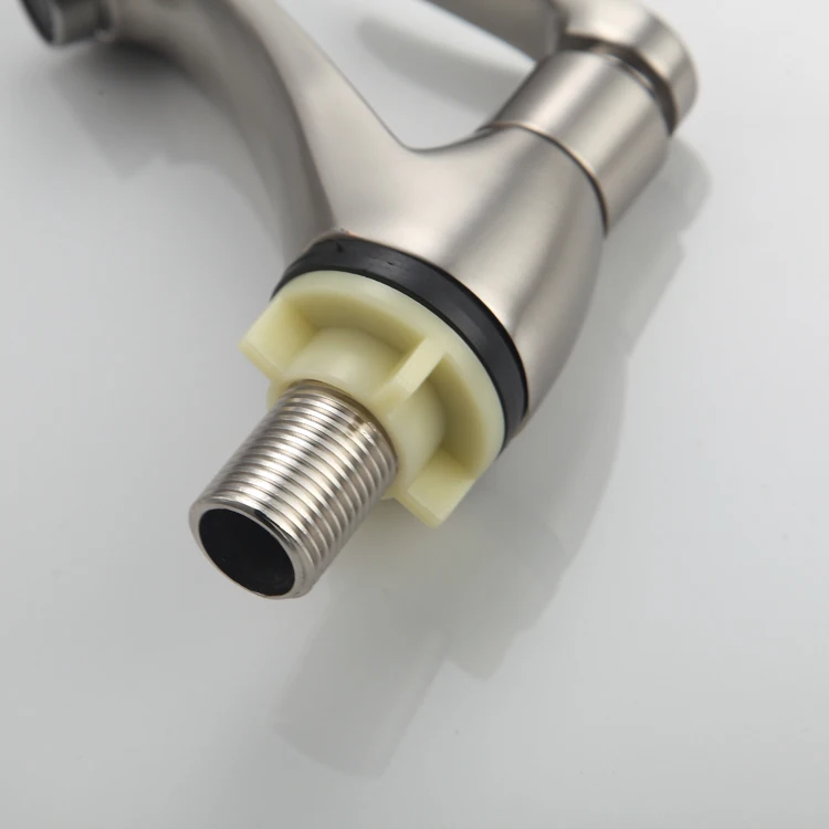 Brushed Nickel Basin Faucets Mixer Zinc Alloy Popular in Russia Brass Carton Box Mall Modern Contemporary Asia Brushed Rose Gold