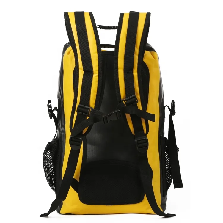 
popular PVC tarpaulin waterproof dry backpack high frequency welded seams for camping hiking travelling boating swimming 