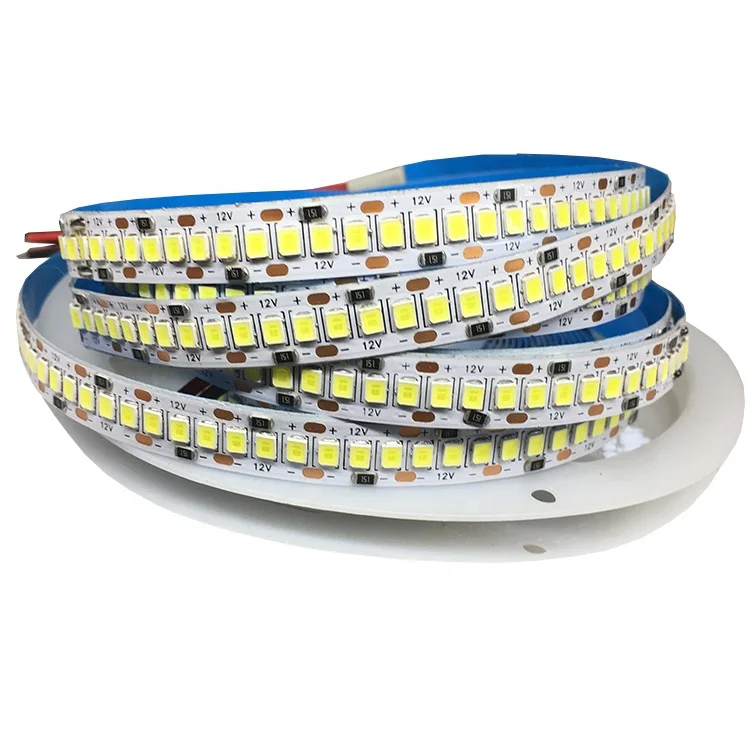 High Brightness 24w 6mm Dc24v 12v Smd 2835 120leds/m 240ledm Flexible Led Strip