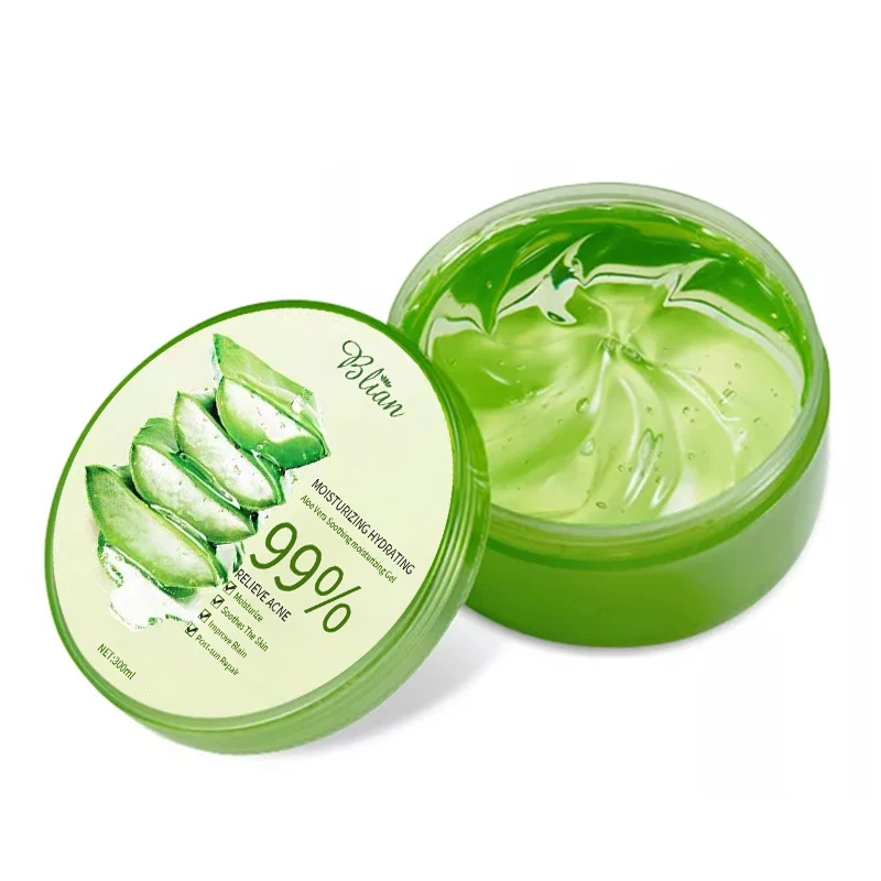 OEM/ODM органический гель Алоэ Вера с 99% чистого алоэ от Cut Aloe Plant Lighting успокаивающий увлажняющий отбеливающий