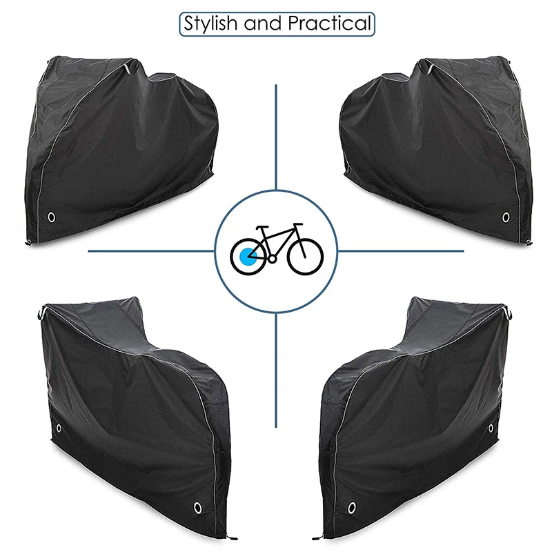 Durablel dustproof&waterproof 210D oxford fabric bike cover