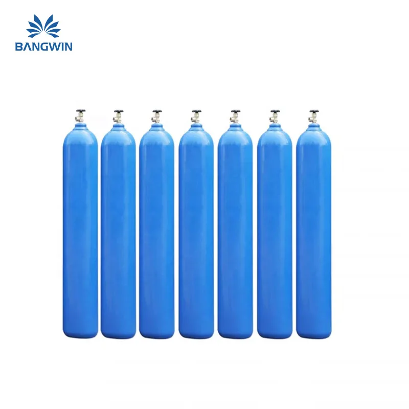 ISO 9809-1 standard 40L empty argon gas balloons argon gas cylind price argon cylinder for PERU
