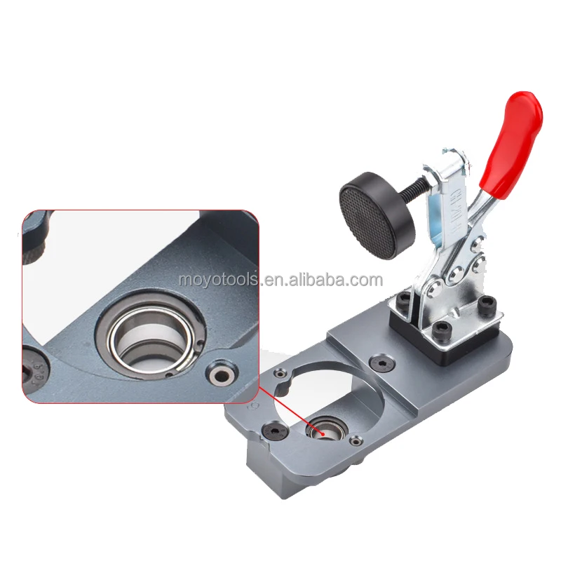 Fixture  Hole Opener Template Door Custom 35mm Hinge Boring Jig Woodworking Hole Drilling Guide Locator Kit Aluminum Alloy