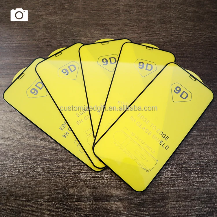 2.5D 9H Tempered Glass Screen Custom 3d Glass For iPhone 13/11/12 max/12 pro max 0.33mm HD Samsung Mobile Glass Screen Protector