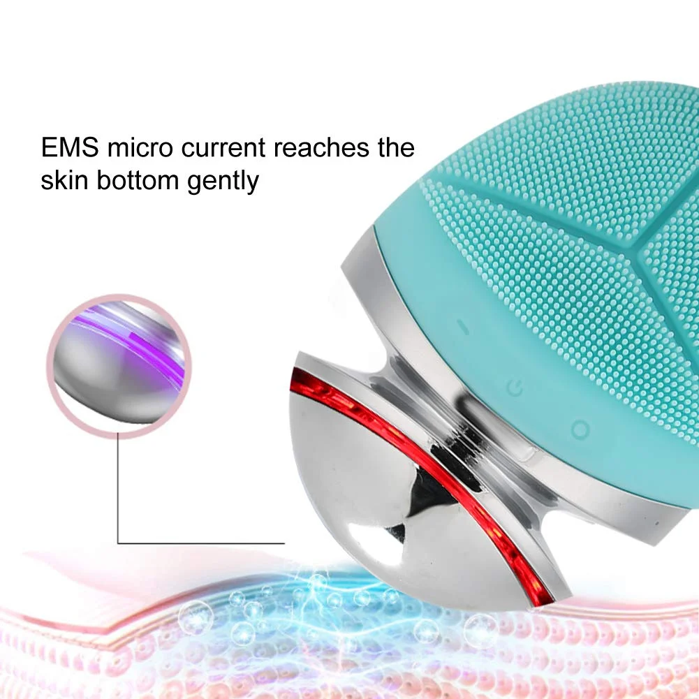 Trending Products 2024 New Arrivals Facial Brush Beauty Device Sonic Silicone Facial Pore Cleaner Cleansing Brush