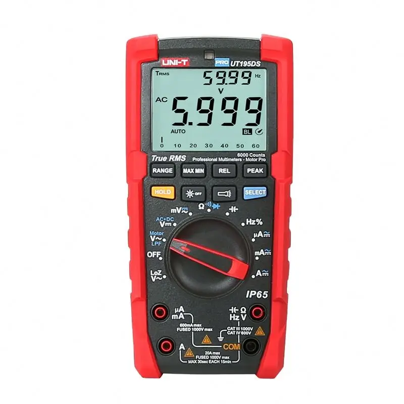 UNI-T UT195DS Professional Multimeter DC 1000V  20A